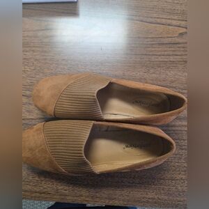 The Gray Flat By Comfortview Women's Size 8.5WW Color Cognac